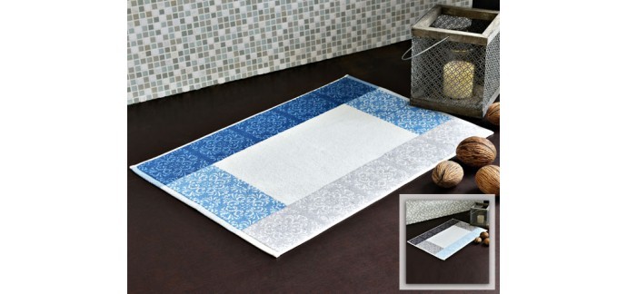 Becquet: Tapis de bain décor mosaïque BECQUET création à 5,75€ au lieu de 16,90€