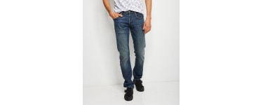 Galeries Lafayette: Teddy Smith - Jeans reg iconic bleached straight fit à -50%