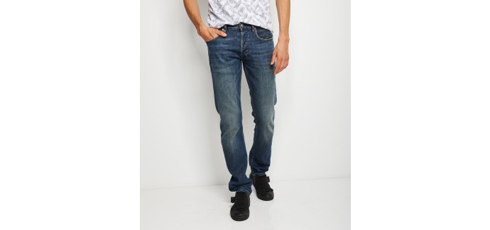 Galeries Lafayette: Teddy Smith - Jeans reg iconic bleached straight fit à -50%