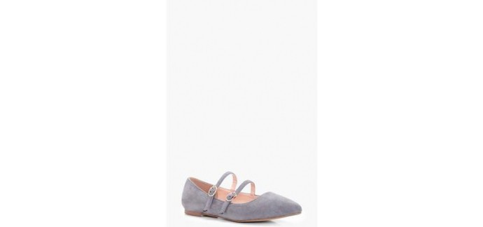 Boohoo: Amber Ballerines plates en solde à 16€ au lieu de 31€