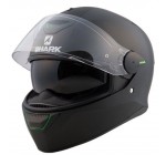 eBay: Casque moto intégral SHARK SKWAL Noir Mat 3 Leds + écran solaire intégré à 174,30€