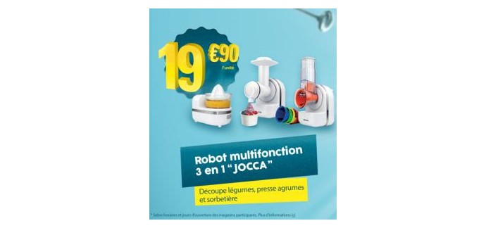 Netto: Robot multifonction 3 en 1 JOCCA à 19,90€ au lieu de 69,90€