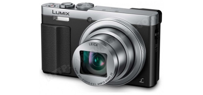 Ubaldi: Appareil photo numérique compact Lumix DMC-TZ70 silver au prix de 290€ au lieu de 399€
