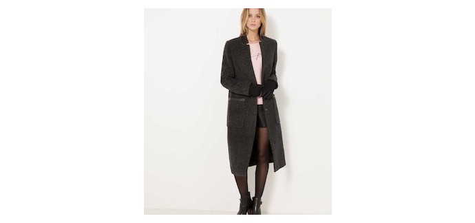 Camaïeu: Manteau long femme en solde 39,99€ au lieu de 79,99€