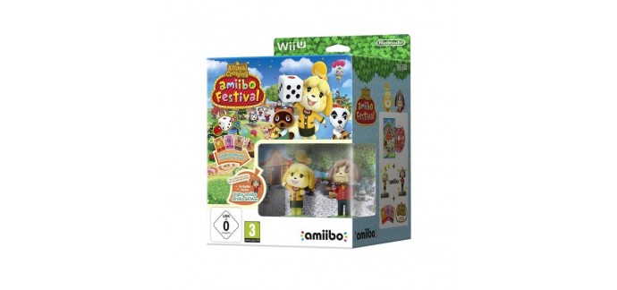 Cdiscount: Animal Crossing Amiibo Festival Jeu Wii U + Amiibo à 19,99€ au lieu de 47,16€