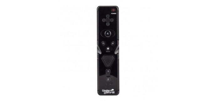 Cdiscount: UNDER CONTROL iiMote Motion+ Wii / WiiU - Noir à 17,99€ au lieu de 23,99€