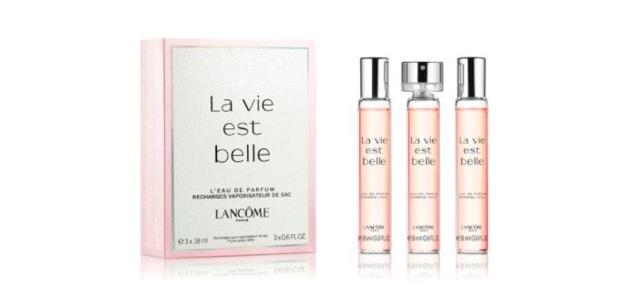 Sephora: 1 échantillon de parfum Lancôme La vie est belle L'éclat offert gratuitement