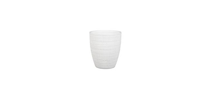 Truffaut: Vase orchidée 667 en céramique, blanc à 4,50€ au lieu de 7,50€