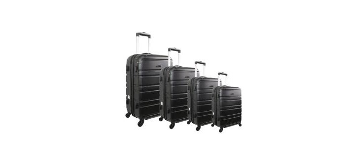 Auchan: Sélection de valises 4 Roues ABS 40 à 70cm à 15€ au lieu de 29,99€