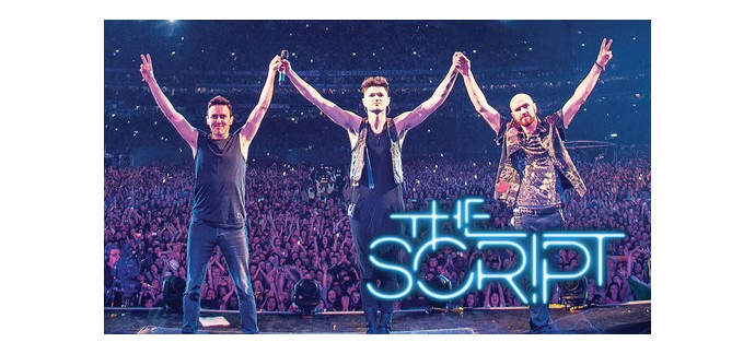 Sony: Lot de 2 invitations pour le concert de "The Script" à gagner 