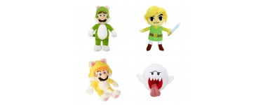 Auchan: Peluche 15cm Mario/Luigi/Boo/Link à 4,99€ l'unité 