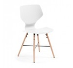 Kave Home: Chaise witney blanc à 42,30€ au lieu de 47€