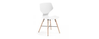 Kave Home: Chaise witney blanc à 42,30€ au lieu de 47€