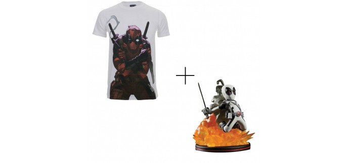 Zavvi: T-Shirt + Figurine Deadpool Q-Fig au prix de 10,49€
