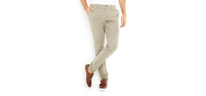 Galeries Lafayette: Teddy Smith - Pantalon chino Marlon à -50%