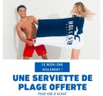 Hollister: 1 serviette de plage offerte dès 80€ d'achat