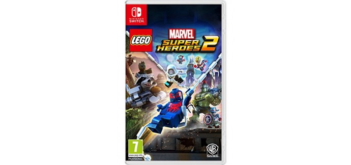 Base.com: LEGO Marvel Superheroes 2 (Nintendo Switch) au prix de 42,56€ au lieu de 63,51€