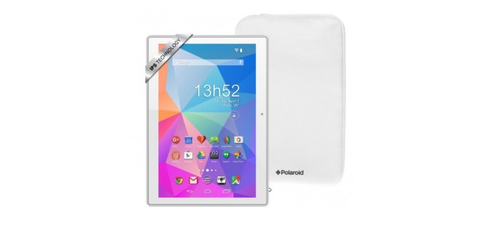 Cdiscount: POLAROID Pack Tablette Tactile Pure 10,1'' IPS à 89,99€ au lieu de 149€