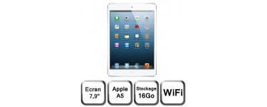 Cdiscount: Apple iPad mini Wi-Fi 16 Go blanc & argent à 349€ au lieu de 429€