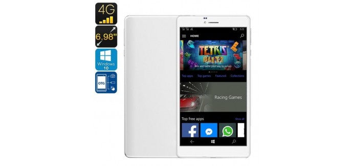 Cdiscount: Tablette 7 Pouces 4G Quad Core 2Go Ram HD OTG Camera 5MP à 248,49€ au lieu de 354,99€