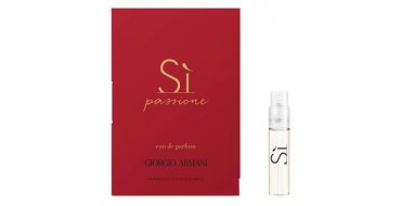 Armani: Échantillon gratuit Parfum Sì Passione 