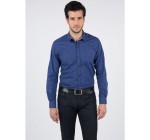 Father & Sons: Chemise bleue à motif coupe slim à 39,90€ au lieu de 69,90€