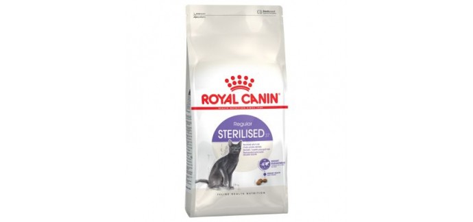 Zooplus: 12Kg de croquettes Royal Canin Sterilised 37 pour chat 52,99€ au lieu de 71,70€