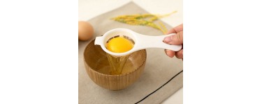 Rosegal: Filtre Séparateur du Jaune d'Oeuf et du Blanc d'Oeuf en Plastique à 0,99€ au lieu de 5,47€ 