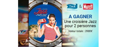 Paris Match: 1croisière Jazz du 3 au 14 mai pour 2 personnes à gagner