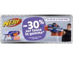 ToysRUs: 30% de réduction sur toute la gamme Nerf + Livraison offerte dès 30€