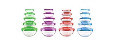 Groupon: 5 boîtes de conservation en verre - Plusieurs coloris 9,90€