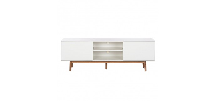 Home24: Meuble TV Lindholm Blanc à 299,99€ au lieu de 349,99€