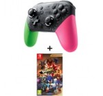 Auchan: Pack Manette Pro Switch Splatoon 2 + Sonic Forces Bonus Edition à 74,99€ 