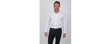 Father & Sons: Chemise slim blanche col à motif à 39,90€ au lieu de 59,90€
