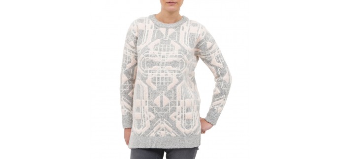 Oxbow: Pull Payton gris à 76,30€ au lieu de 109€ 