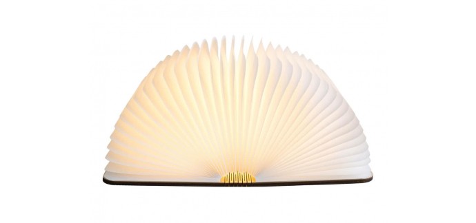 Delamaison: Lampe à poser LED sans fil forme livre au prix de 39,90€ au lieu de 49,90€