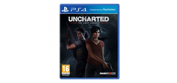 Cultura: Jeu Uncharted : The lost Legacy pour PS4 à 19,99€