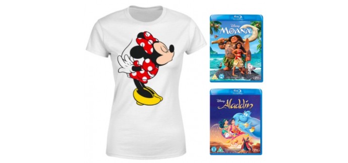 Zavvi: 40% de réduction sur les T-shirts Disney à l'achat de 2 DVD, Blu-ray, Blu-ray 3D ou Steelbooks
