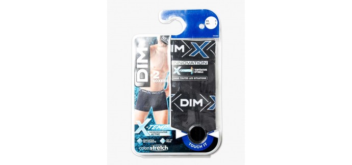 GÉMO: Lot de 2 boxers coton stretch X-Temp - Dim à 18,99€ au lieu de 21,99€ 