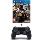 Cdiscount: Pack Jeu Metal Gear Survive PS4 + Manette DualShock 4 Noire V2 à 69,99€ 