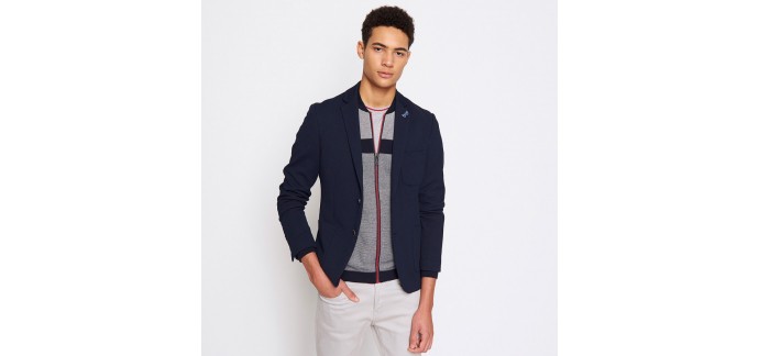 Devred: Blazer armuré bleu marine à 83,99€ au lieu de 119,99€