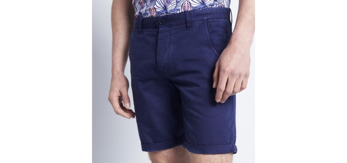 Devred: Bermuda homme casual uni à 19€ au lieu de 44,99€