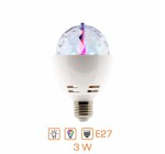 Brico Privé: Ampoule LED multicolore - E27 - 3W - effet disco à 5,99€ au lieu de 8€