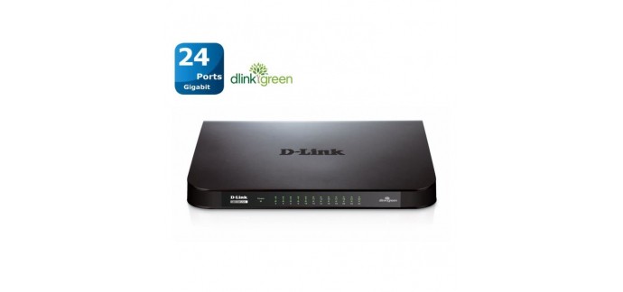 Cdiscount: D-Linkgo Switch 24 ports Gigabit à 63,68€ au lieu de 97,91€