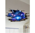 Rosegal: Décor plafond 3D Galaxy Planet - Deep Blue - 60 * 90cm à 5,32€ au lieu de 9,82€