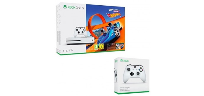 Amazon: Console Xbox One S 1To Forza Horizon 3 + Hot Wheels + 2è manette à 249€