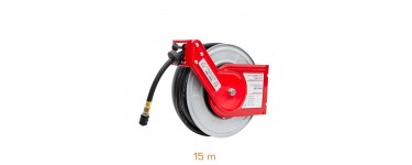 Brico Privé: Devidoir enrouleur automatique tambour ouvert tuyau air comprime - 15 m à 79,99€ au lieu de 175€ 