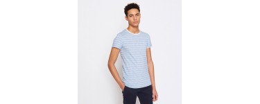 Devred: Tee-shirt manches courtes homme casual à 13,99€ au lieu de 19,99€