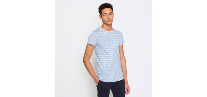 Devred: Tee-shirt manches courtes homme casual à 13,99€ au lieu de 19,99€