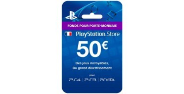 CDKeys: Carte Playstation Network (PSN) de 50€ au prix de 43,99€ au lieu de 50€
